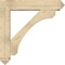 Ekena Millwork Legacy Arts and Crafts Rough Sawn Bracket w/ Offset Brace, Douglas Fir, 8"W x 40"D x 40"H BKT0806X40X40LEC03RDF - alternate 2